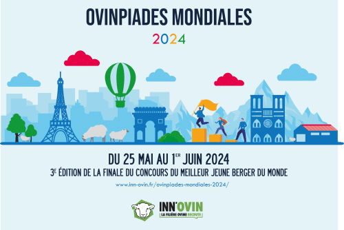 Ovinpiades mondiales, World Young Shepherd Challenge. 25 mai - 1er juin 2024